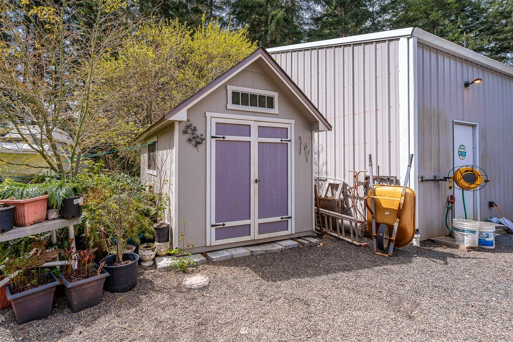 101-04 Hawkins Road Winlock, WA 98596 - Photo 4 of 40 a view of a small house with yard and trees in the background