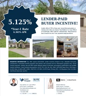 an aerial view of residential houses with outdoor space and river