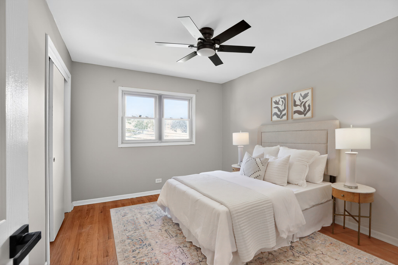 7501 Cambridge Road Darien, IL 60561 - Photo 19 of 22 a bedroom with a large bed and a window