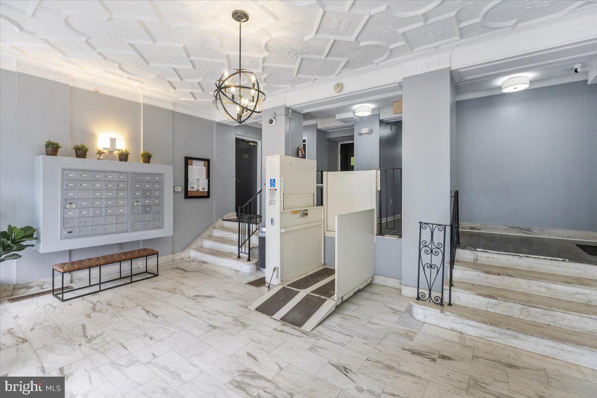 1458 Columbia Road Northwest, Unit 105 Washington, DC 20009 - Photo 27 of 39 a view of hall way with furniture