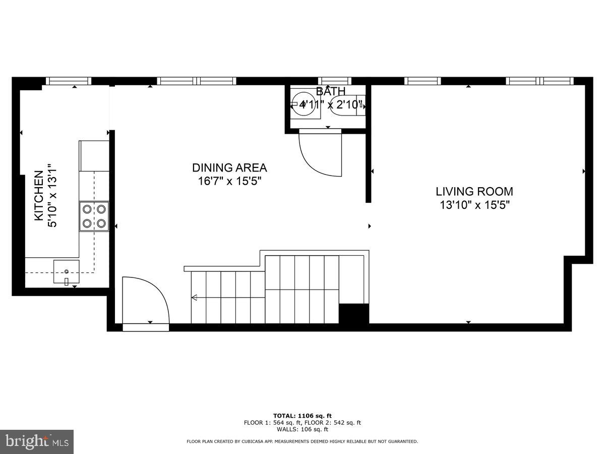 1458 Columbia Road Northwest, Unit 105 Washington, DC 20009 - Photo 32 of 39 a picture of a bench in a white building