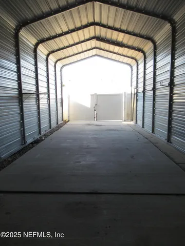 a backyard of a house