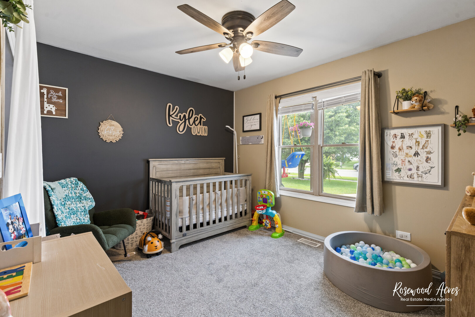 840 Peony Lane Bourbonnais, IL 60914 - Photo 23 of 30 a bedroom with furniture and a window