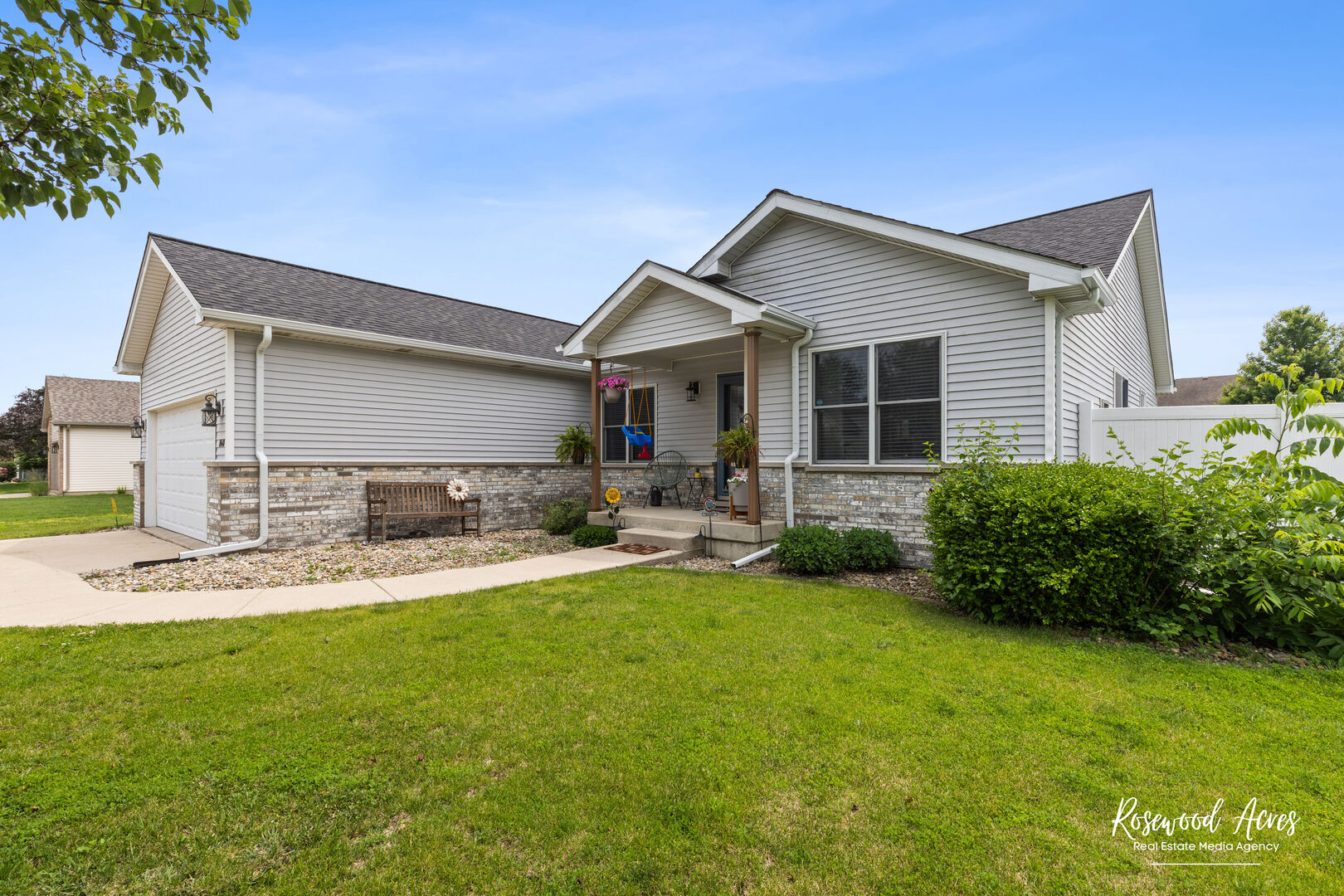 840 Peony Lane Bourbonnais, IL 60914 - Photo 3 of 30 a view of a house with swimming pool and sitting area