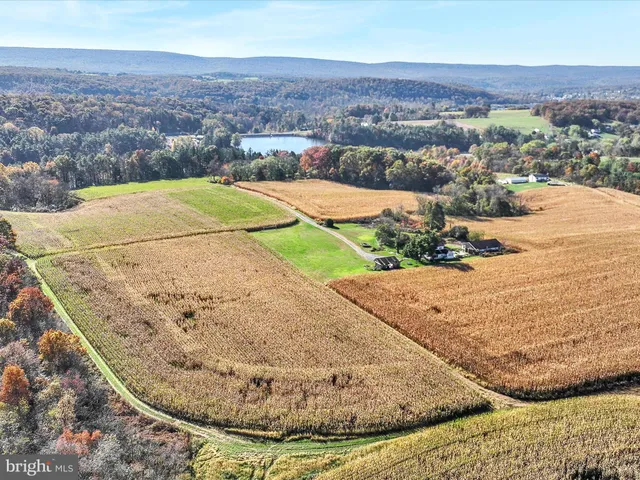 an aerial view of a houses