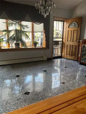 a view of front door