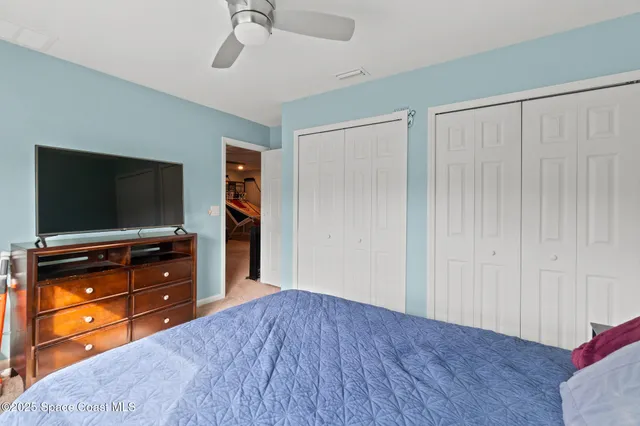 a view of a lake with a yard