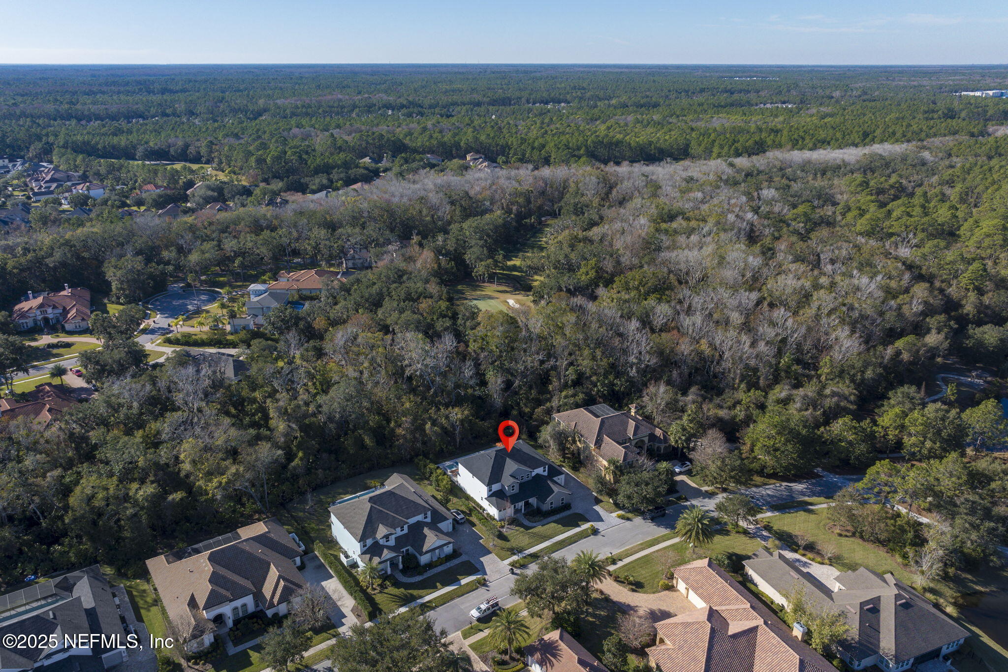 251 Vale Drive St. Augustine, FL 32095 - Photo 6 of 74 an aerial view of a town with couple of houses