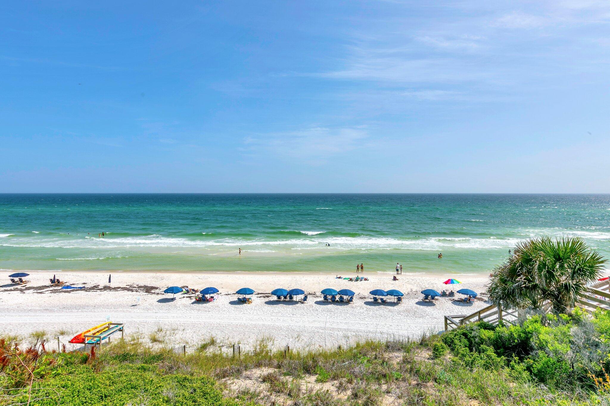 8294 East County Highway 30A, Unit 1 Inlet Beach, FL 32461 - Photo 35 of 45 a view of an ocean and beach