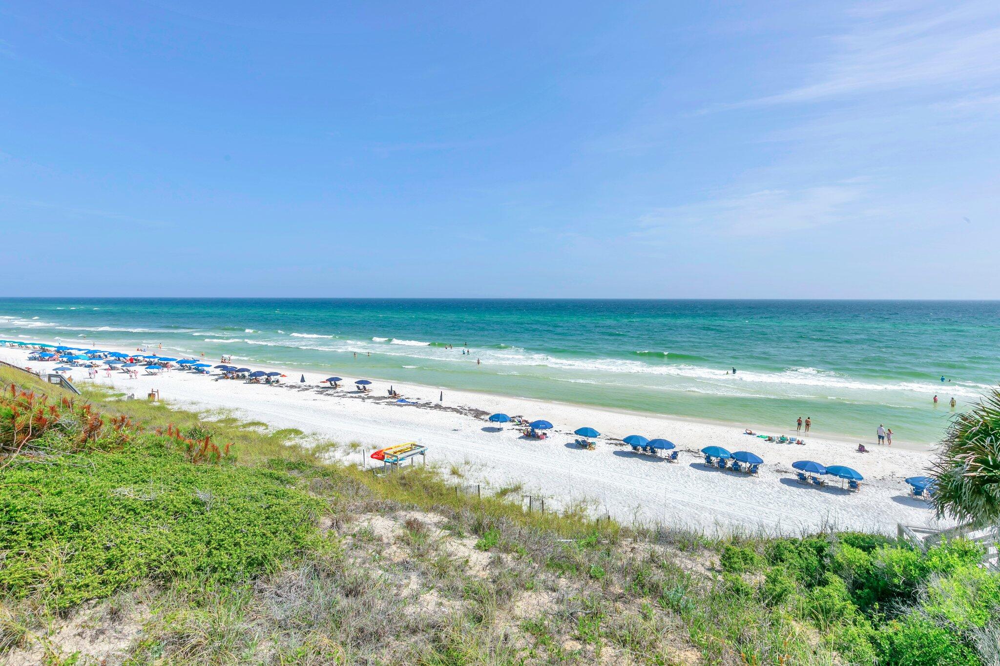 8294 East County Highway 30A, Unit 1 Inlet Beach, FL 32461 - Photo 39 of 45 a view of an ocean and beach