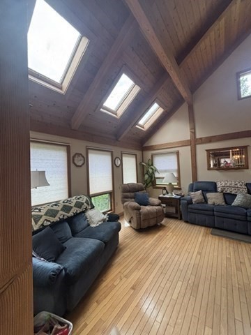 200 Peru Road Windsor, MA 01270 - Photo 15 of 42 a living room with furniture and a wooden floor