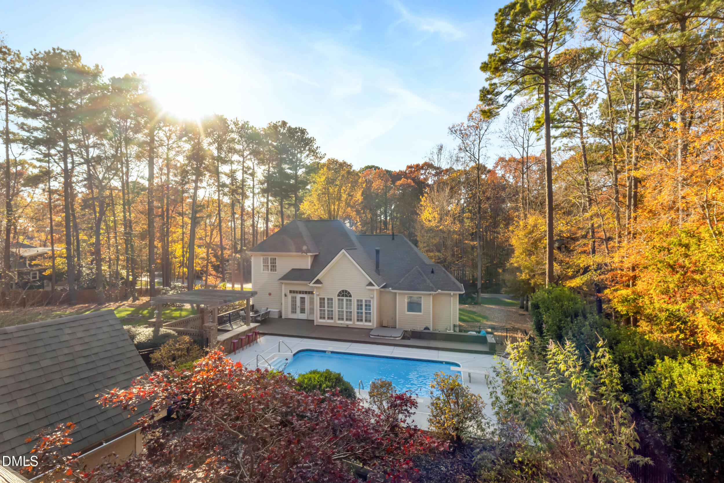 6816 Cool Pond Road Raleigh, NC 27613 - Photo 48 of 65 Backyard/ pool