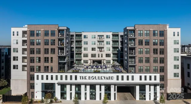 a front view of a building