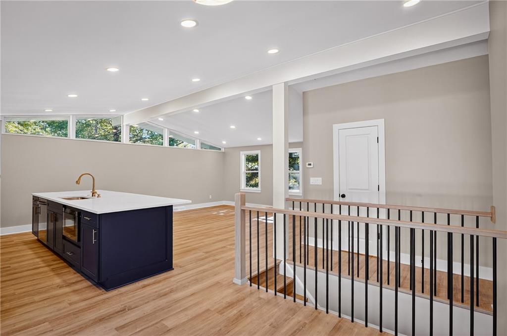 10390 Meinert Road Wexford, PA 15090 - Photo 12 of 42 a view of a hallway with wooden floor and fence