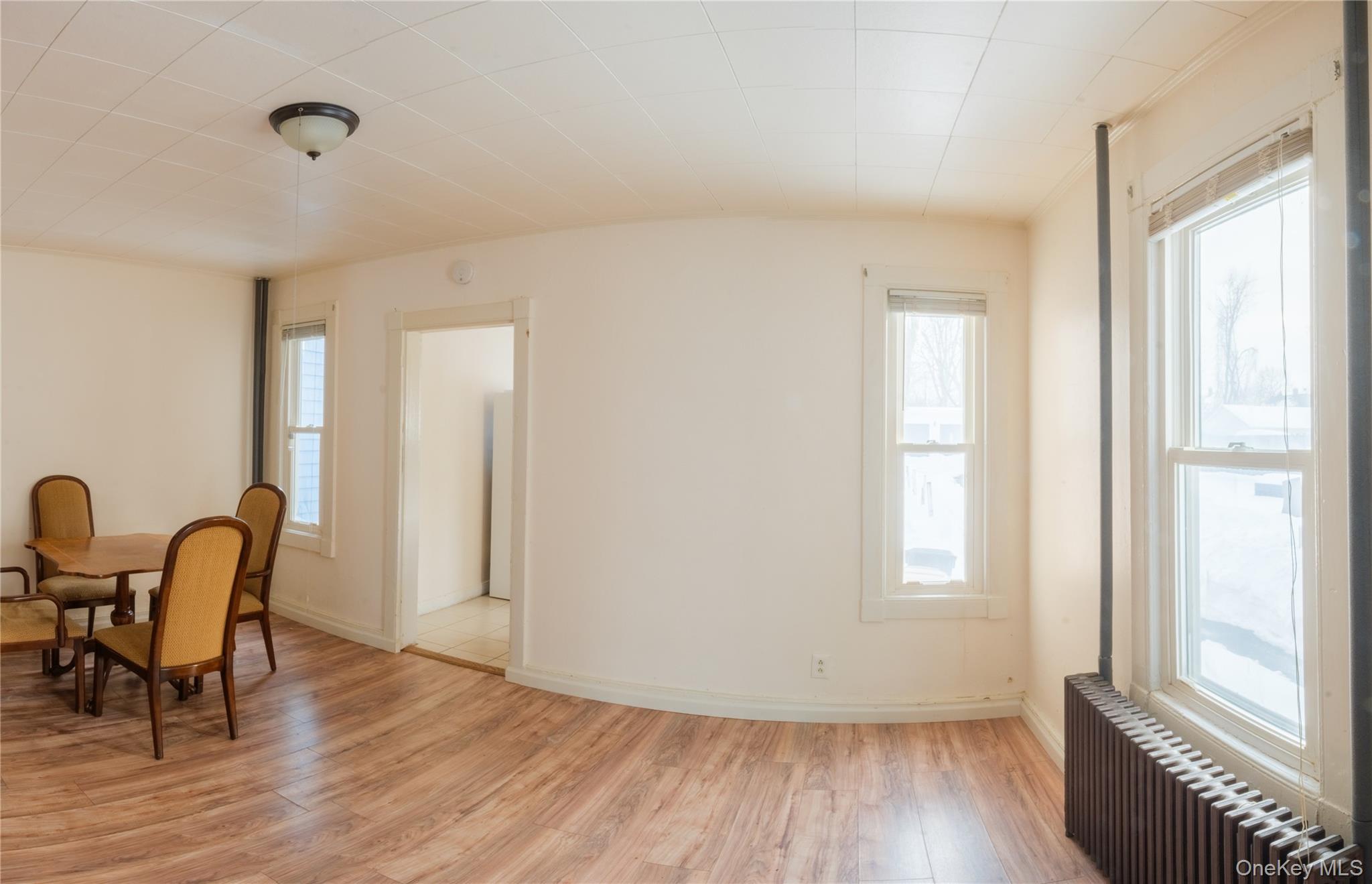925 Constant Avenue Peekskill, NY 10566 - Photo 10 of 26 Dining space with radiator heating unit and light wood-style floors