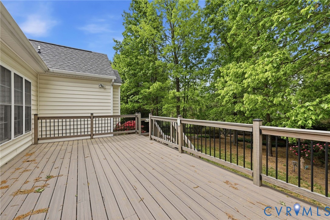 1700 Rolfield Way Henrico, VA 23238 - Photo 36 of 44 a balcony with wooden floor and yard in the back