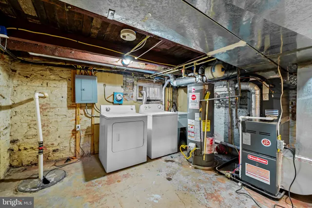 a view of a storage room