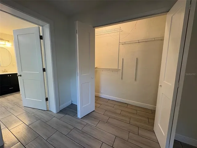 a view of front door