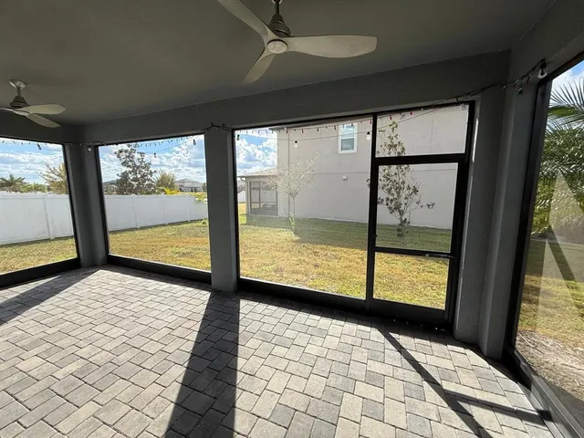 a view of front door