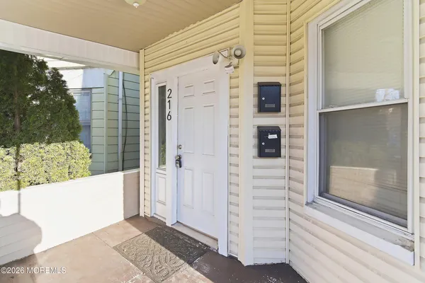 a view of a entryway door of the house