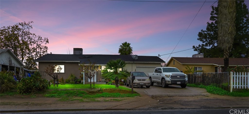 a car parked in front of house