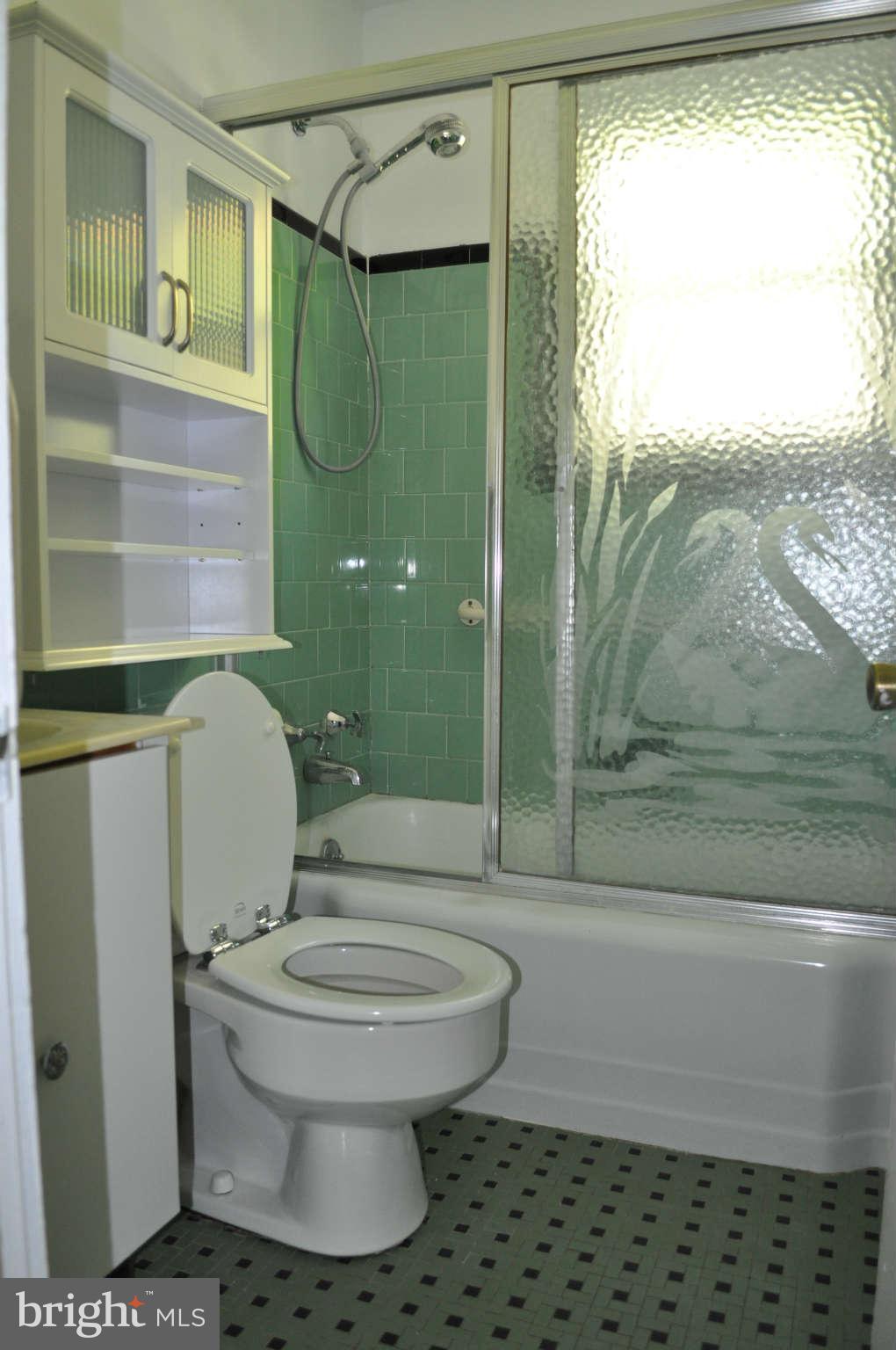 1021 Kingston Road Baltimore, MD 21208 - Photo 13 of 20 a bathroom with a toilet and a shower