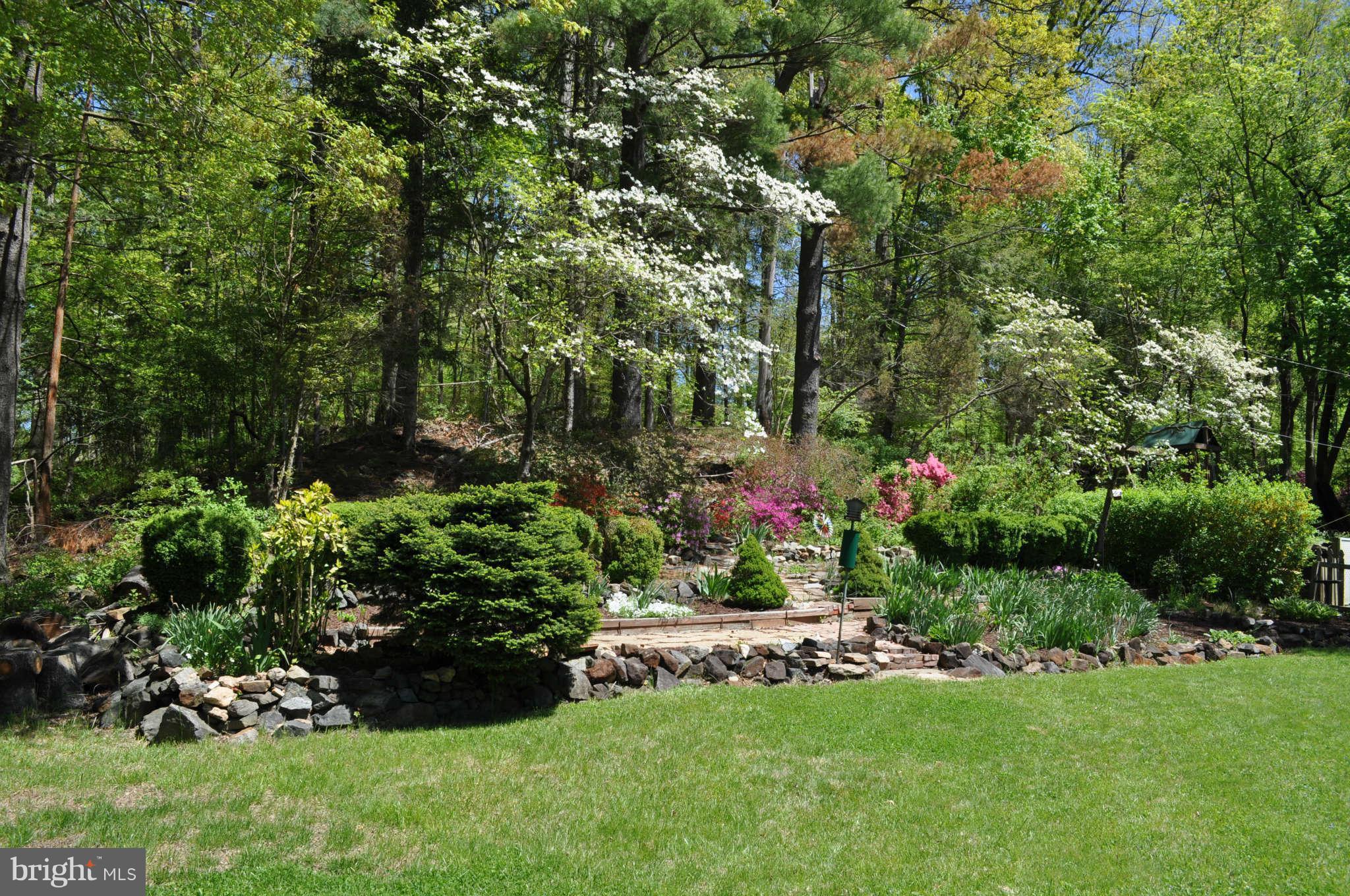 1021 Kingston Road Baltimore, MD 21208 - Photo 3 of 20 a view of a garden with flowers and trees