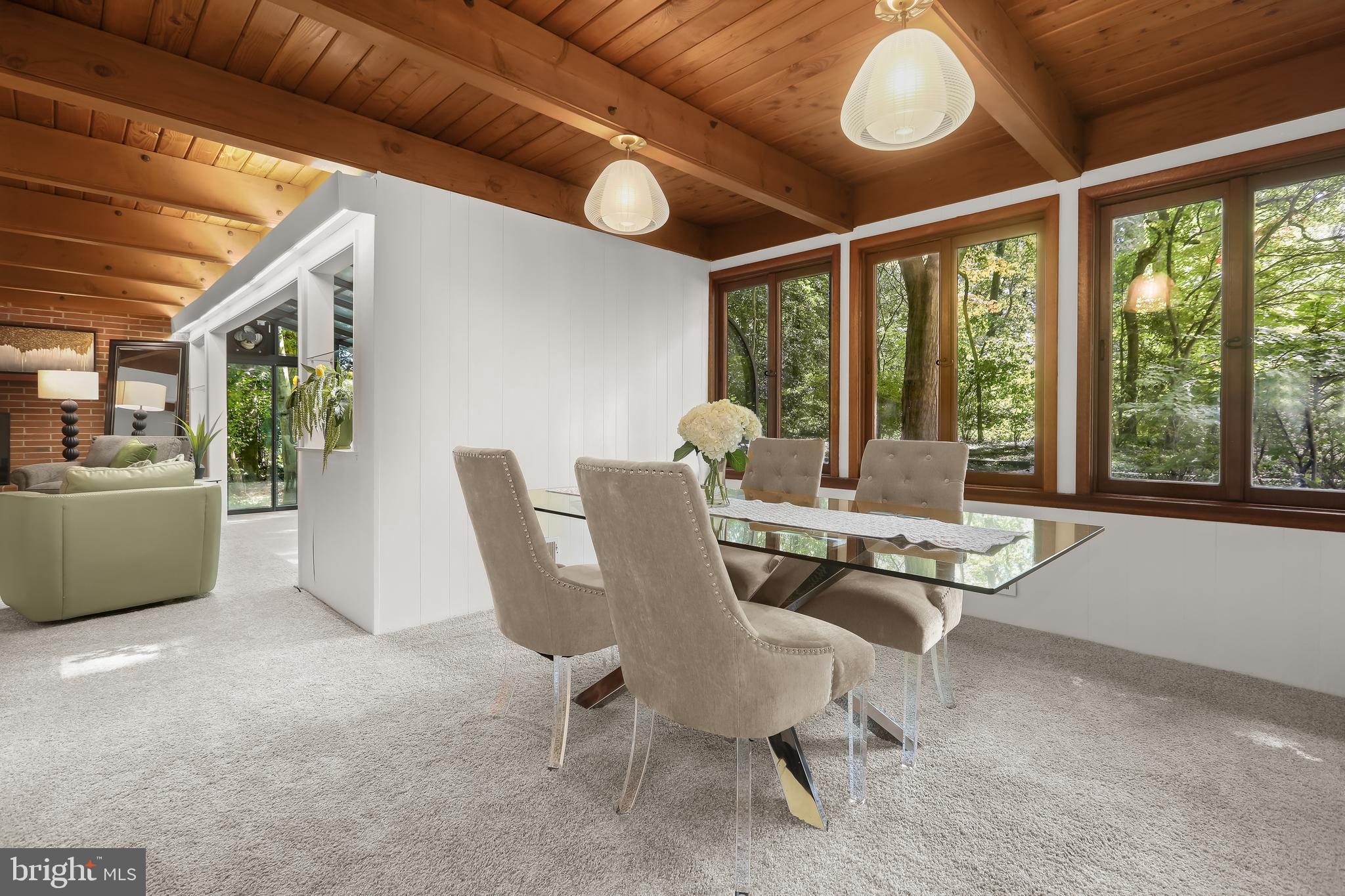 1725 St Giles Road Gibson Island, MD 21056 - Photo 21 of 43 Dining Room Overlooks Wooded Yard