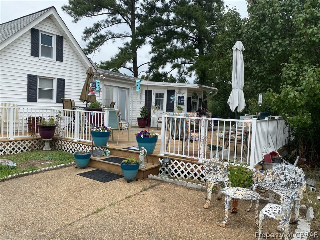 10093 Smiley Road Hayes, VA 23072 - Photo 17 of 18 large deck for entertaining