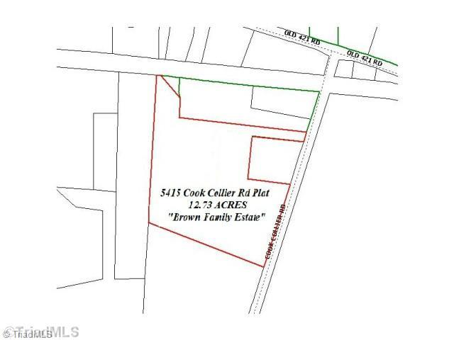 5415 Cook Collier Road Liberty, NC 27298 - Photo 16 of 16 Plat Map. Look at all this land!