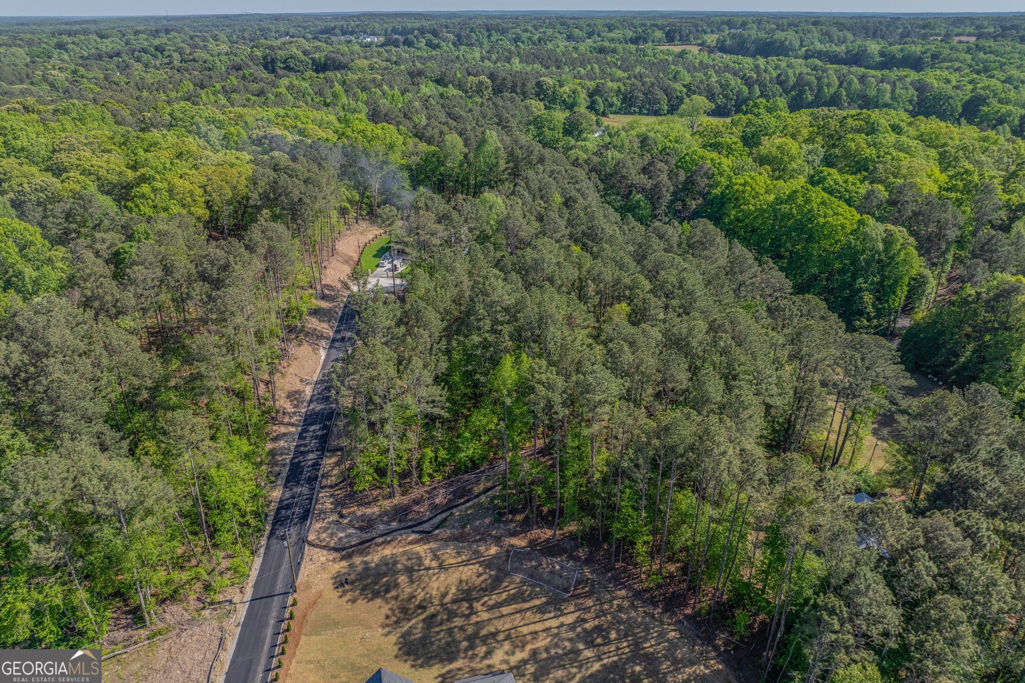 1559 Whitley Road Dacula, GA 30019 - Photo 33 of 33 a view of a forest with a street