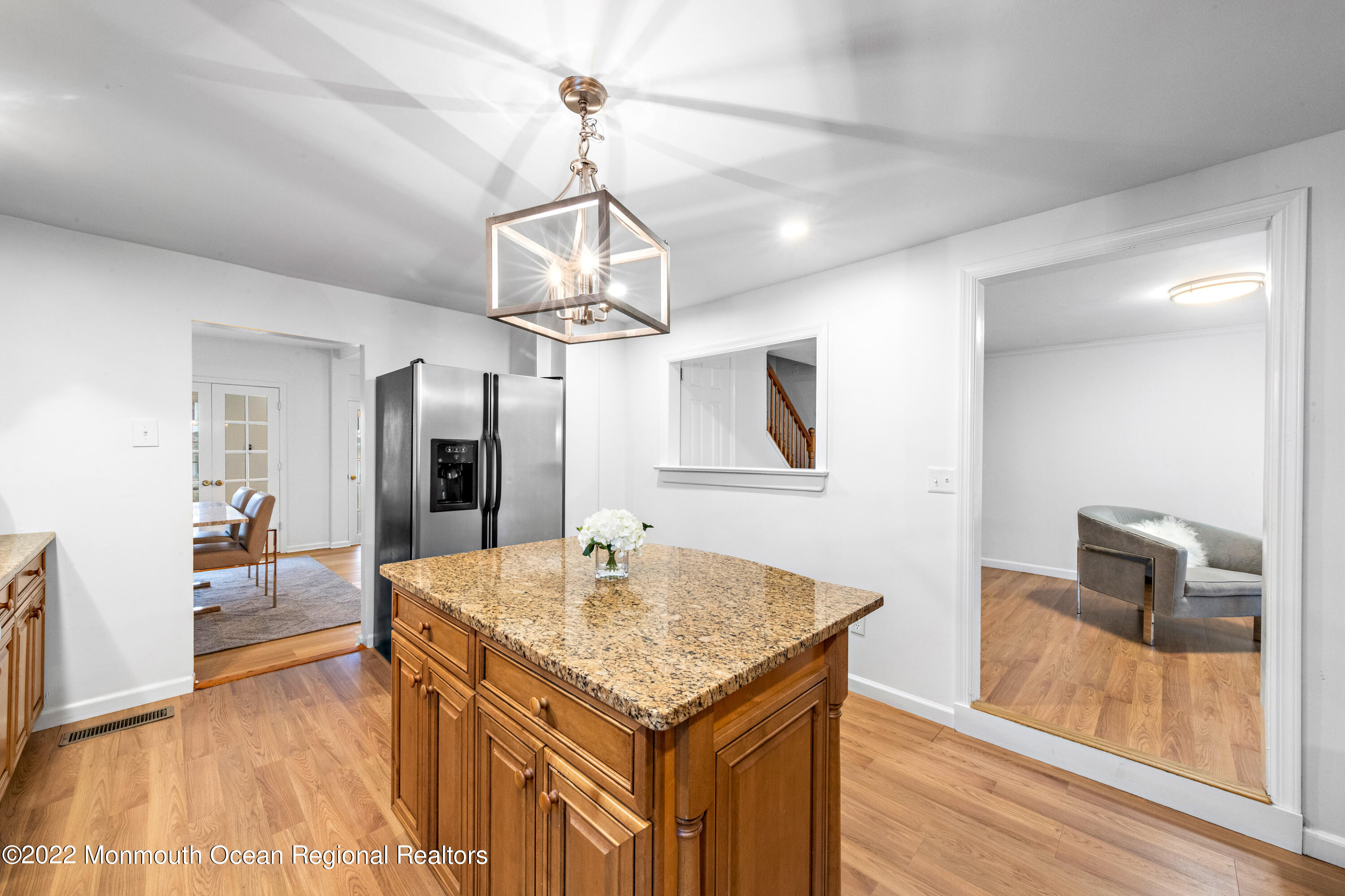 29 Church Street Rumson, NJ 07760 - Photo 16 of 42 a view of a kitchen center island and living room