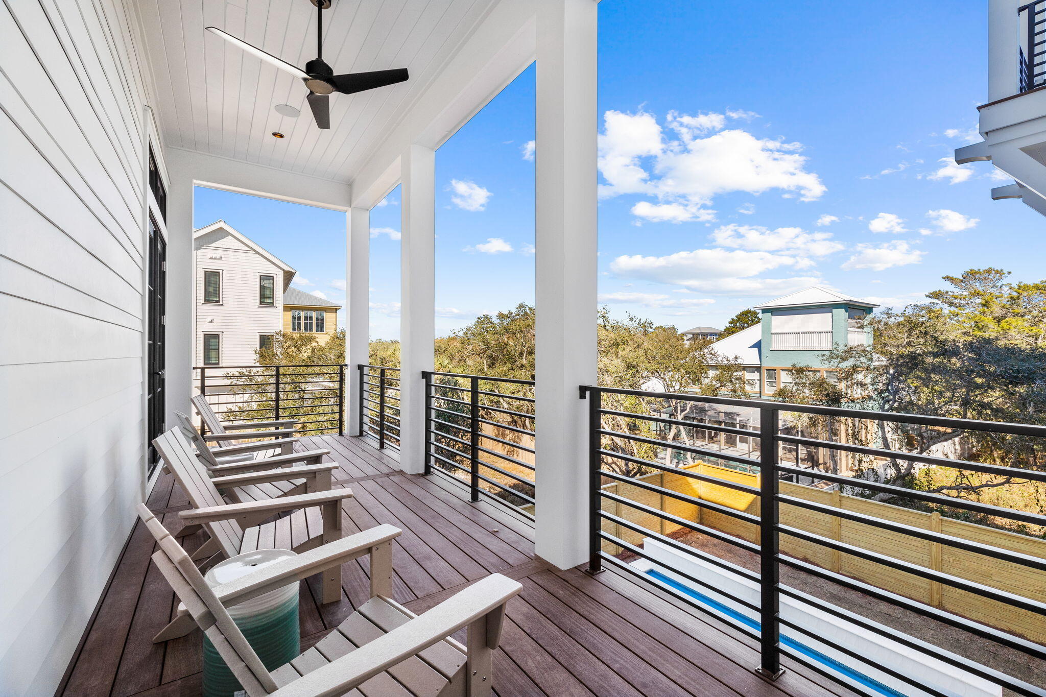 8103 East County Highway 30A Inlet Beach, FL 32461 - Photo 48 of 86 a view of a balcony with chairs