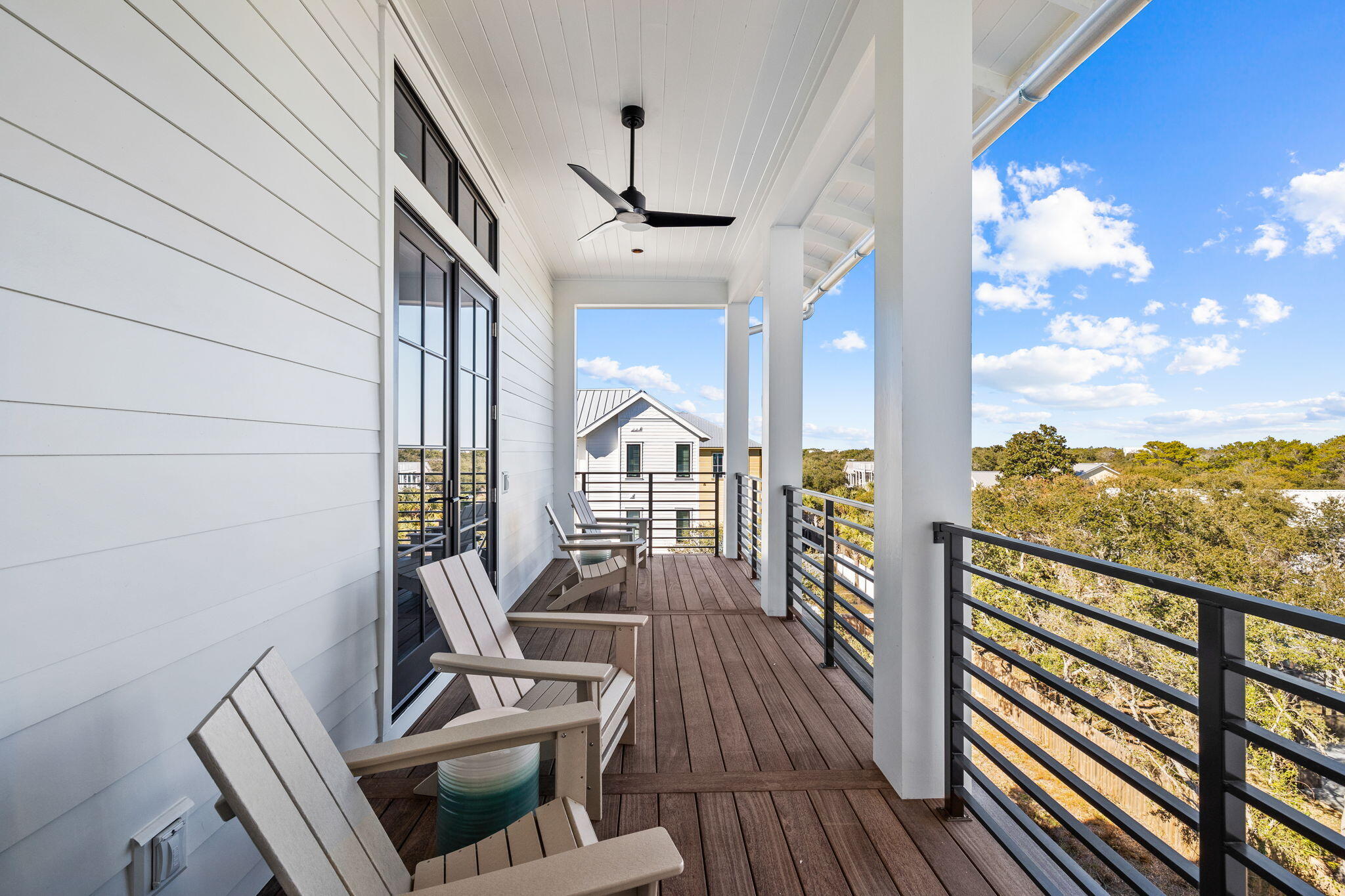 8103 East County Highway 30A Inlet Beach, FL 32461 - Photo 80 of 86 a view of a balcony with chairs
