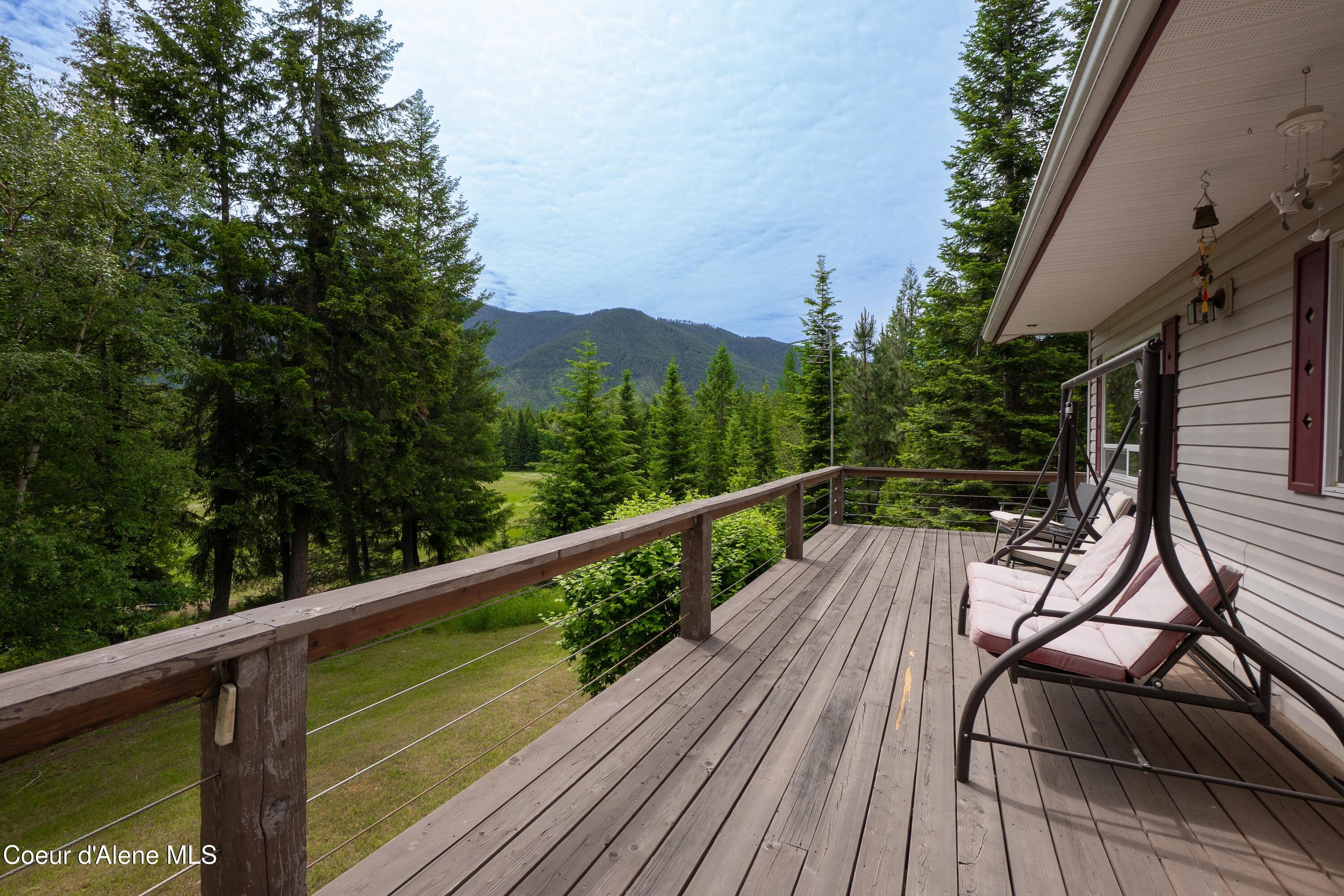 3228 Kootenai Trail Road Bonners Ferry, ID 83805 - Photo 23 of 30 Deck View