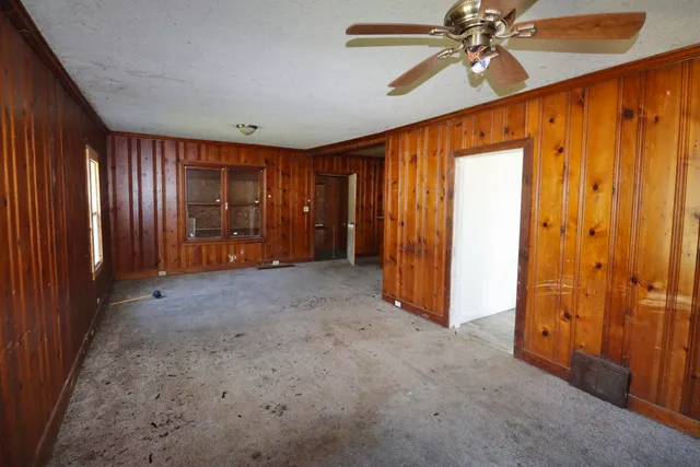 wooden floor in an empty room