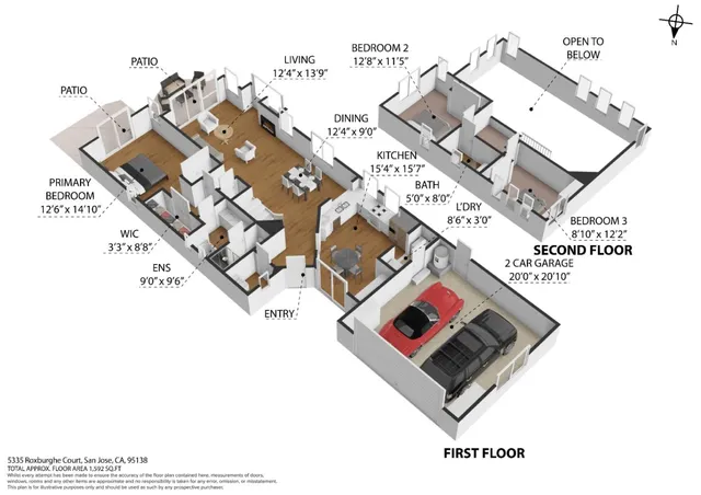 $1,725,000 | 5335 Roxburghe Court, San Jose, CA 95138