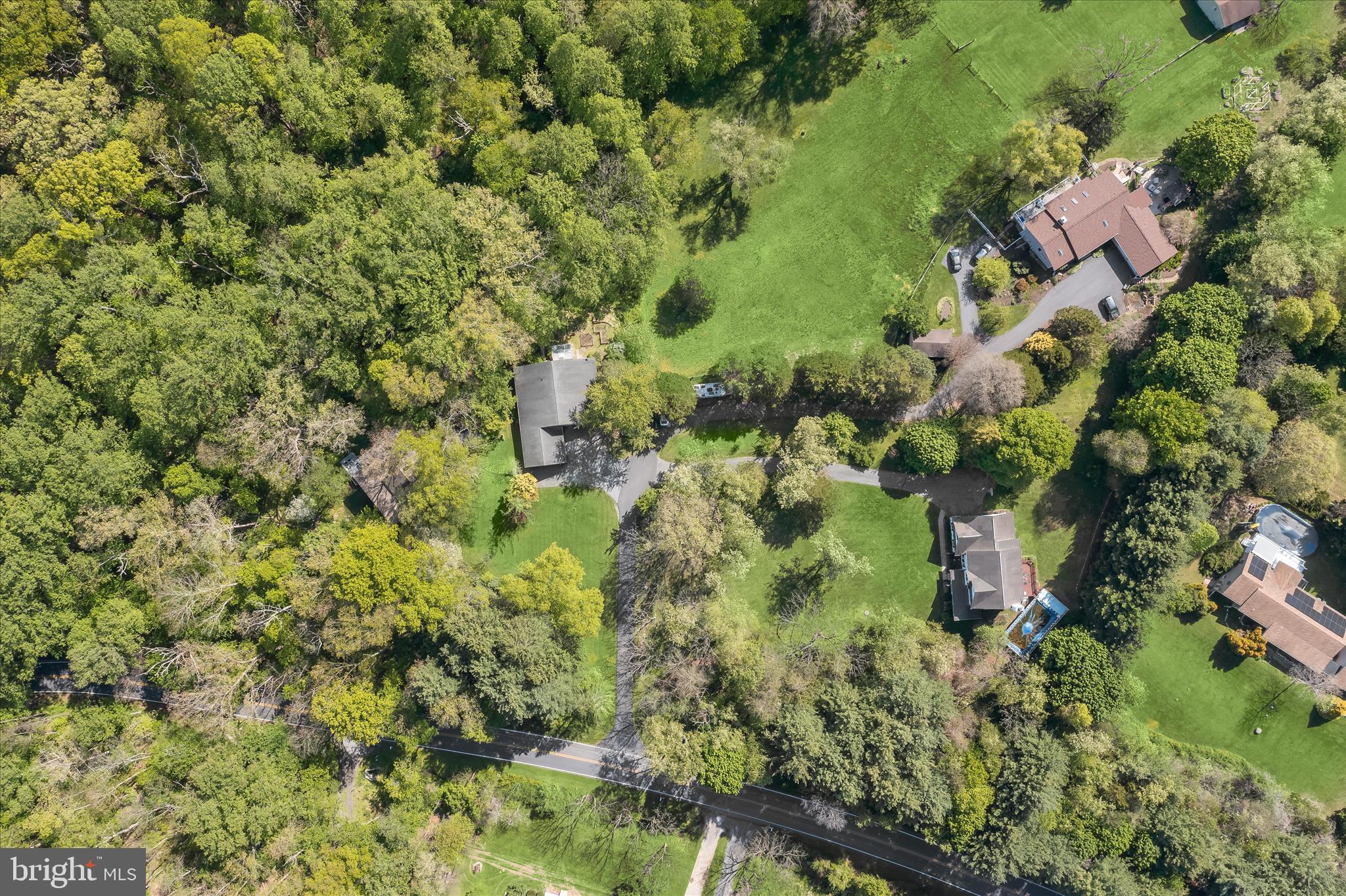 927 Buckhorn Road Sykesville, MD 21784 - Photo 129 of 147 an aerial view of residential house with outdoor space and trees all around