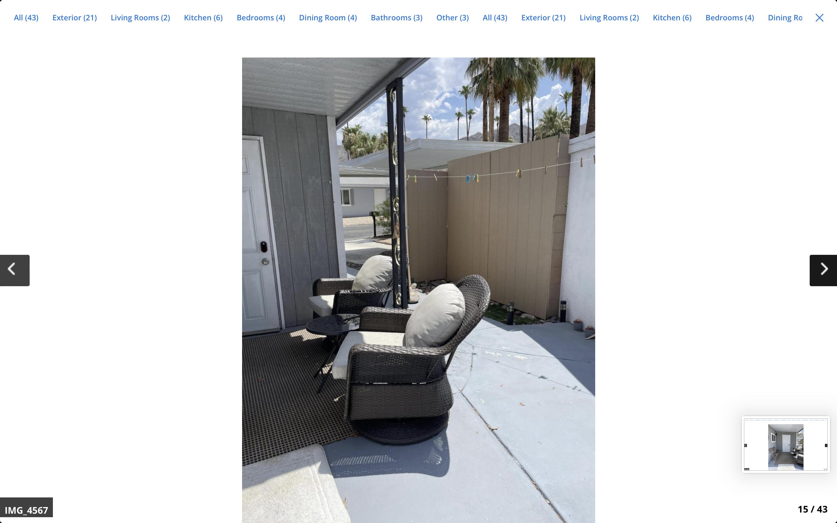 70260 Highway 111, Unit 57 Rancho Mirage, CA 92270 - Photo 26 of 38 a living room with furniture and window