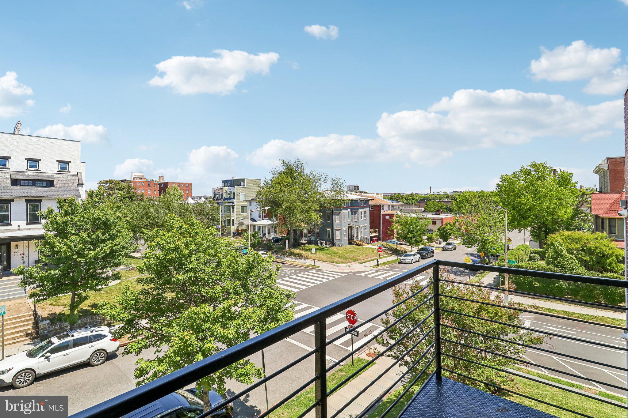 233 S Street Northeast, Unit 5 Washington, DC 20002 - Photo 39 of 41 Sunny urban views from the balcony at entrance