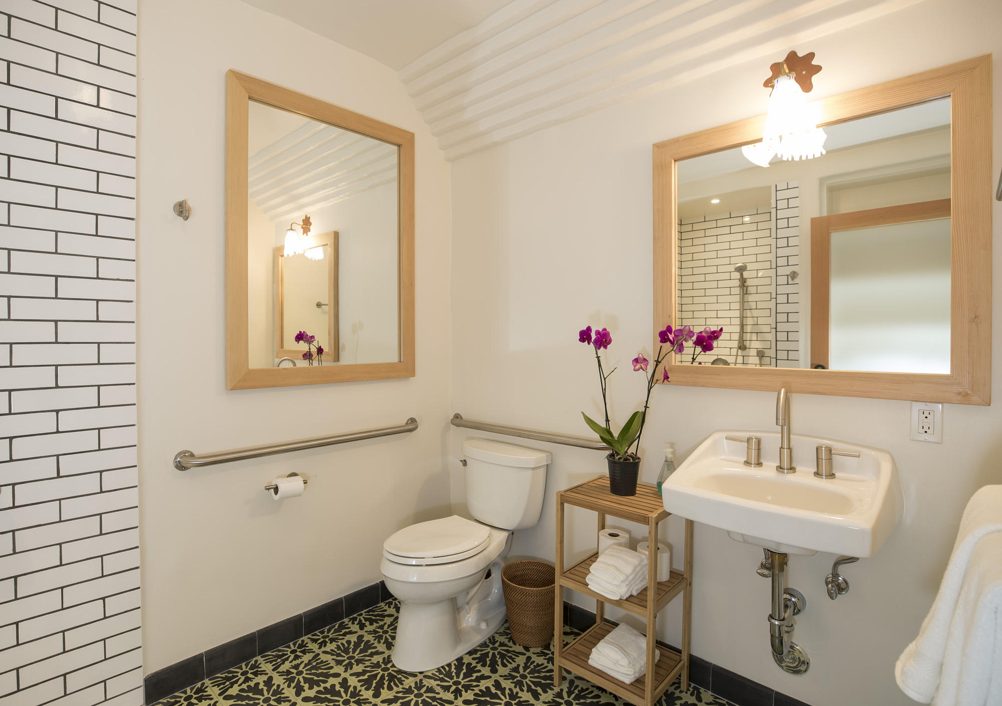 819 Garden Street Santa Barbara, CA 93101 - Photo 11 of 41 a bathroom with a sink toilet and shower