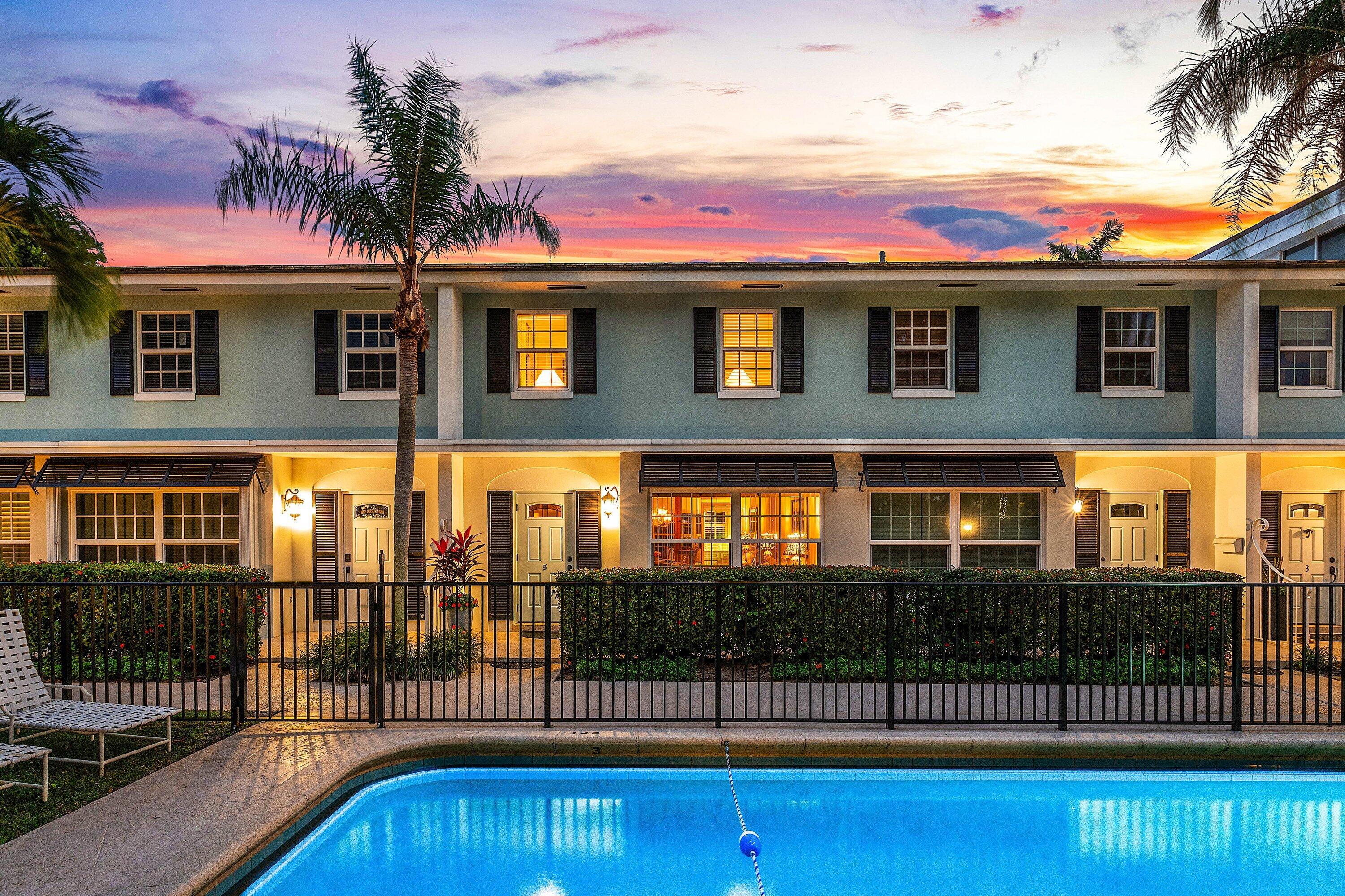 6590 North Ocean Boulevard, Unit 5 Ocean Ridge, FL 33435 - Photo 17 of 20 a view of a house with a swimming pool