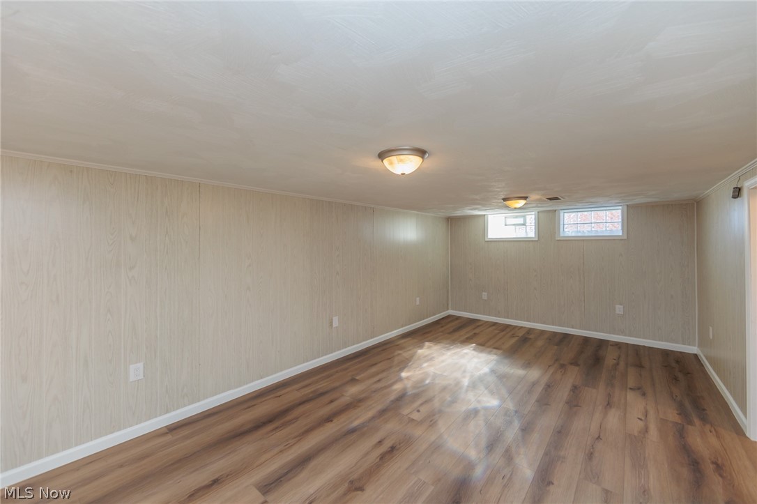 2444 Dysart Road Cleveland, OH 44118 - Photo 37 of 44 Basement featuring dark hardwood / wood-style floors