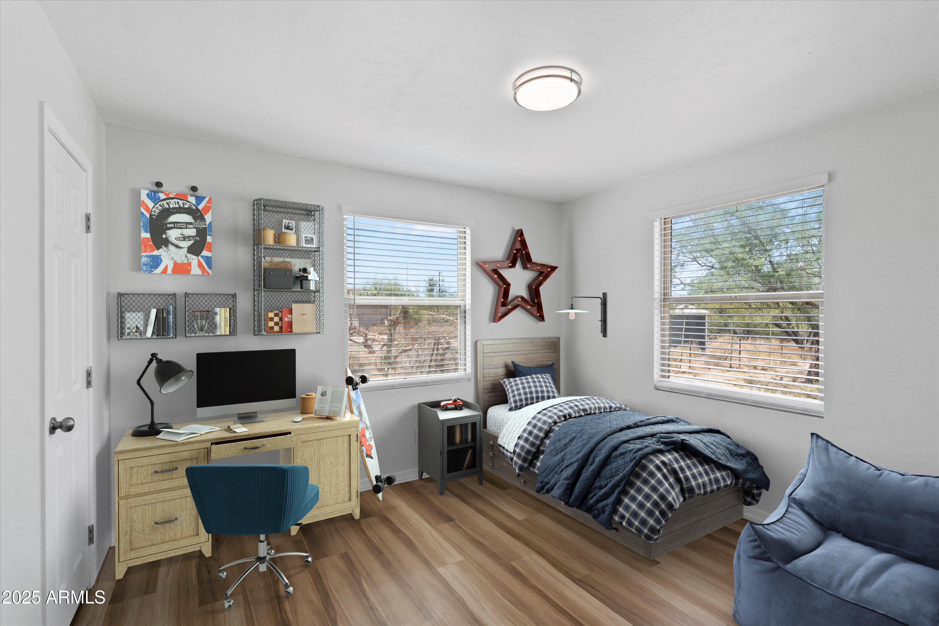 468 West Duane Street Benson, AZ 85602 - Photo 14 of 21 a bedroom with a bed and a window