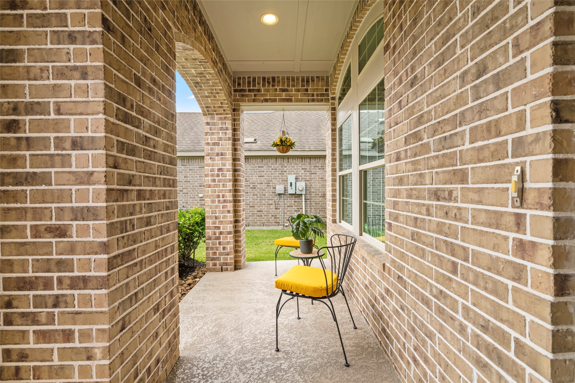 143 Castlegate Lane Houston, TX 77065 - Photo 3 of 33 Imagine a relaxing moment on the front porch after a walk in the neighborhood. This home was upgraded with outdoor light fixtures, LED bulbs and sealed to prevent insects (2023).