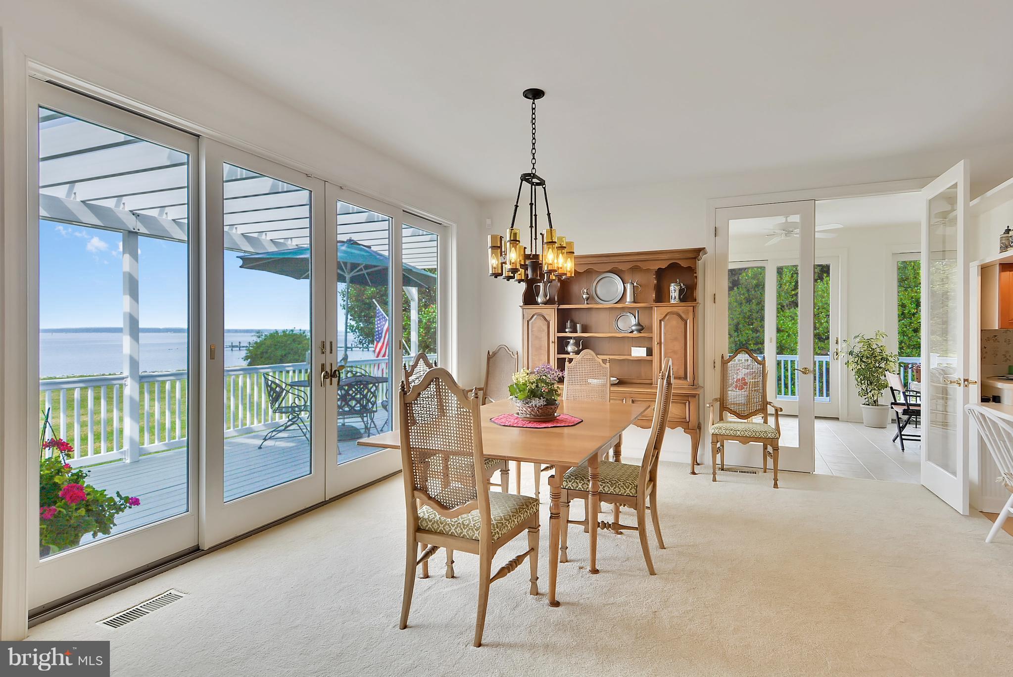 7314 Drum Point Road St. Michaels, MD 21663 - Photo 10 of 23 Enjoy the view from the Dining Room