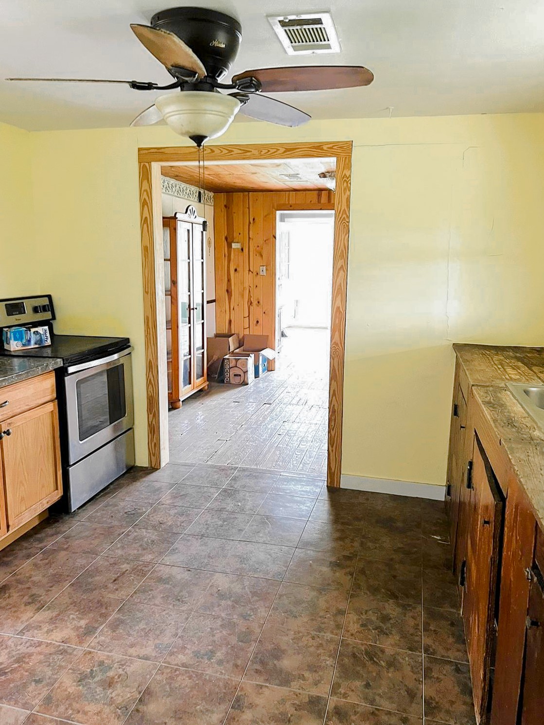 38440 Fisk Lane Pattison, TX 77423 - Photo 29 of 34 a view of a kitchen with a sink and a stove top oven