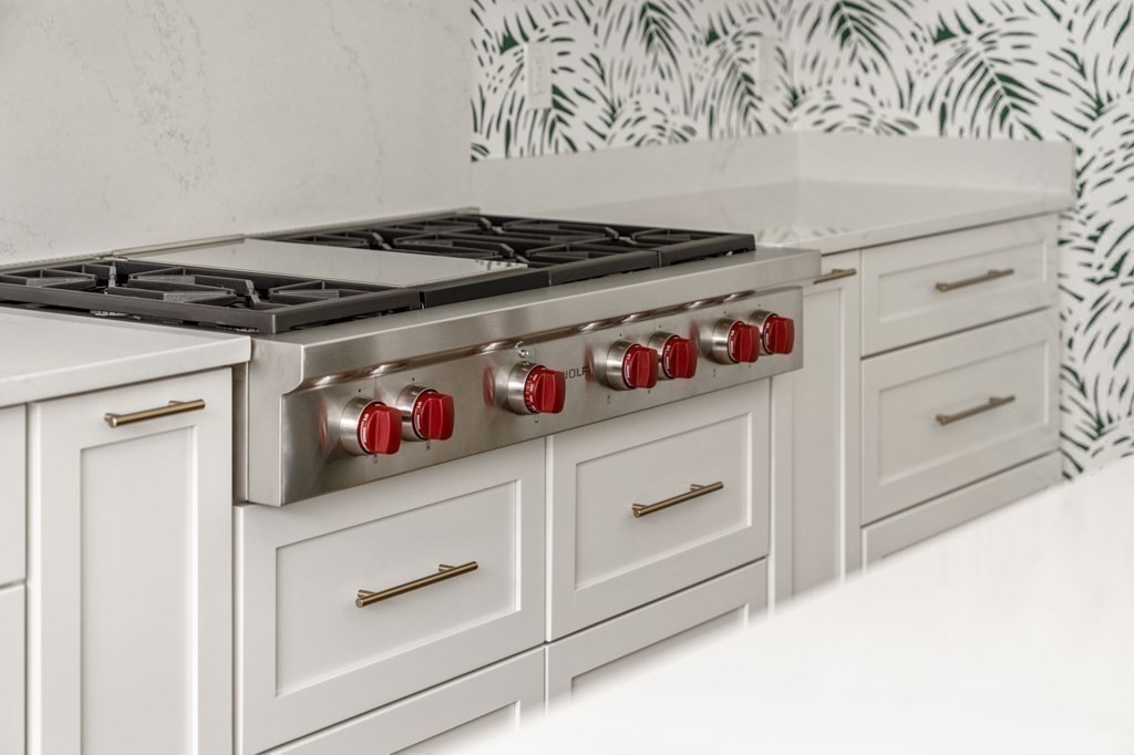 19 Crafts Road Brookline, MA 02467 - Photo 12 of 24 a kitchen with a stove and white cabinets