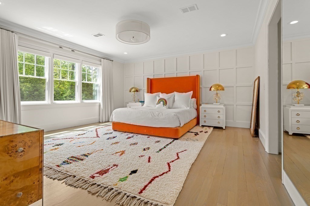 19 Crafts Road Brookline, MA 02467 - Photo 16 of 24 a bedroom with a bed and a large window