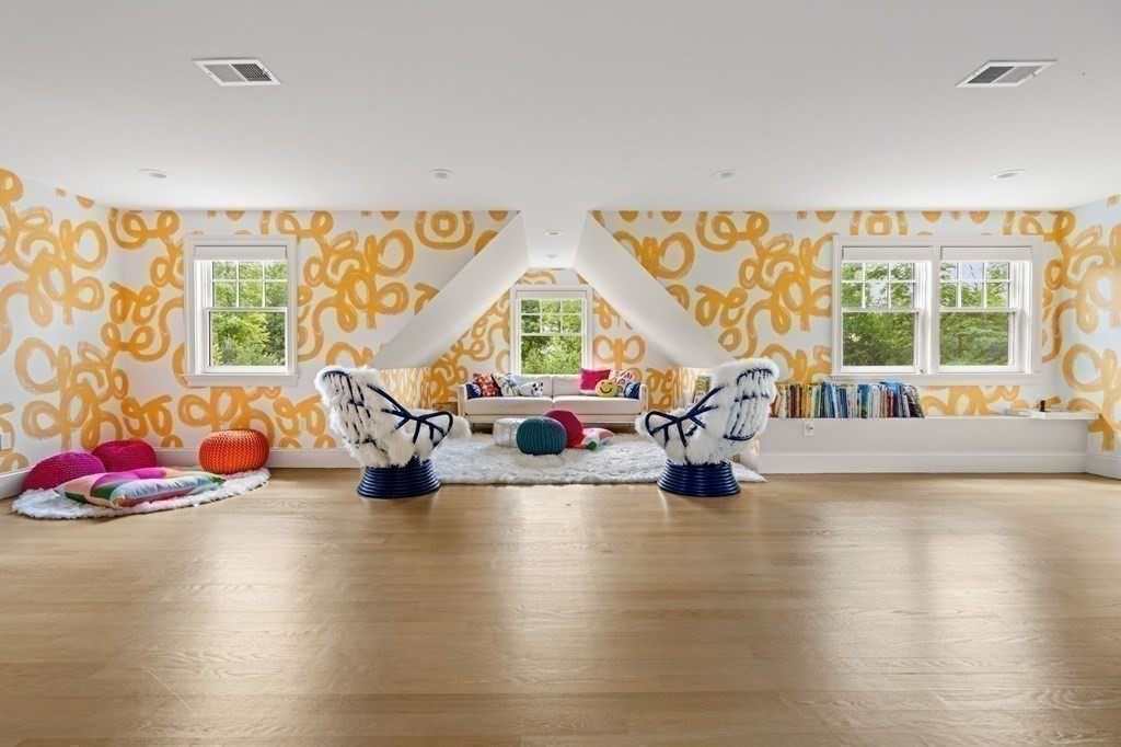 19 Crafts Road Brookline, MA 02467 - Photo 24 of 24 a living room with fireplace furniture and a large window